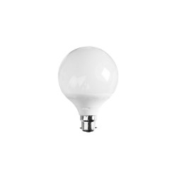 10W G95 Spherical LED BC Warm White Frosted Dimmable