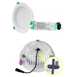 30W LED D/Light White Fixed Tri Colour Dimmable