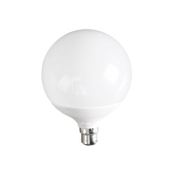 LED Spherical G125 13W BC Warm White Frosted Dimmable