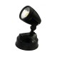 15W Surface Mount Single LED Spot Light Black